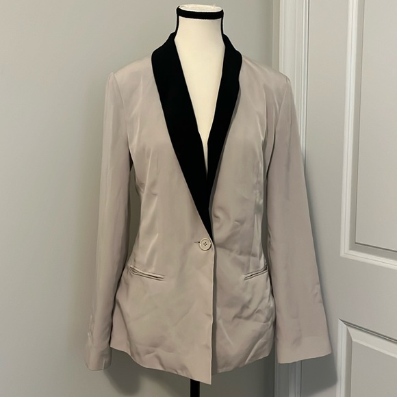 Express One-Button Tan Blazer - Picture 1 of 7